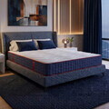 Saltea SuperOrtopedica Cocos Polar Memory Jeans 140x200 cm, fermitate medie