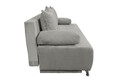 Canapea extensibil Perugia, textil reyat, Gri