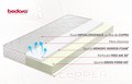 Saltea ortopedica, Copper Memory Free Air, 160x190 cm, Husa hipoalergenica, Dual Confort