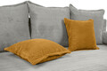 Canapea extensibil Perugia, textil reyat, Gri