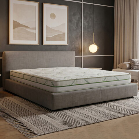 Saltea Bamboo Arctic Gel Memory 4 Confort  160x190 cm, anatomica, husa antialergica, reversibila
