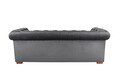 Canapea Oxford Chesterfield, 3 locuri, Gri antracit