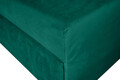 Pat copii Merlin extensibil 90x200 cm, verde pin, orientare stanga
