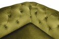 Canapea extensibila Oxford Chesterfield, 3 locuri, Olive