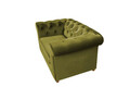 Fotoliu Oxford Chesterfield, Olive