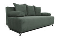 Canapea extensibil Perugia, textil reyat, Verde