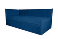 Pat copii Merlin extensibil 90x200 cm, albastru, orientare stanga
