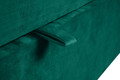 Pat copii Merlin extensibil 90x200 cm, verde pin, orientare dreapta