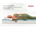 Saltea Bamboo Arctic Gel Memory 4 Confort  140x190 cm, anatomica, husa antialergica, reversibila