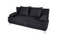 Canapea extensibila Sophia, cu lada pentru depozitare, 3 locuri, Graphite
