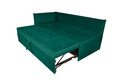 Pat copii Merlin extensibil 90x200 cm, verde pin, orientare stanga