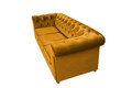 Canapea Oxford Chesterfield, 3 locuri, Mustard