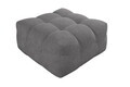 Taburet pouf Teddy, Gri