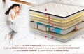 Saltea ortopedica, Intense Memory Pocket, 180x200x28 cm, cu Arcuri Individuale, spuma Memory, fermitate medie