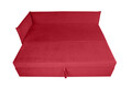 Pat copii Merlin extensibil 90x200 cm, rosu, orientare stanga