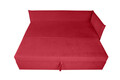 Pat copii Merlin extensibil 90x200 cm, rosu, orientare dreapta