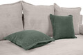 Canapea extensibil Perugia, textil reyat, Dove