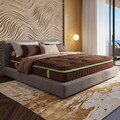 Saltea Dubai Deluxe Pocket, 140x190x28 cm, Arcuri Individuale, spuma Memory, fermitate medie