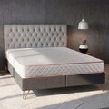 Saltea ortopedica, Copper Memory Free Air, 160x190 cm, Husa hipoalergenica, Dual Confort