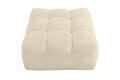 Taburet pouf Teddy, Ivory