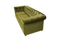 Canapea Oxford Chesterfield, 3 locuri, Olive