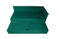 Pat copii Merlin extensibil 90x200 cm, verde pin, orientare dreapta