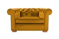 Fotoliu Oxford Chesterfield, Mustard