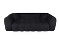 Canapea Teddy, 3L, Negru