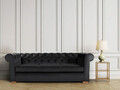Canapea Oxford Chesterfield, 3 locuri, Graphite