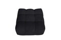 Taburet pouf Teddy, Negru