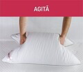 Perna puf si pana gasca 50 x 70 cm, 10% puf de gasca, 90% pana de gasca