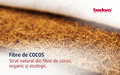 Saltea SuperOrtopedica Cocos Polar Memory Jeans 140x190 cm, fermitate medie