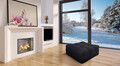 Taburet pouf Teddy, Negru