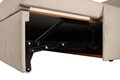 Pat copii Merlin extensibil 90x200 cm, bej deschis, orientare stanga