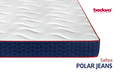 Saltea SuperOrtopedica Cocos Polar Memory Jeans 160x200 cm, fermitate medie