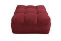 Taburet pouf Teddy, Rosu