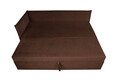 Pat copii Merlin extensibil 90x200 cm, maro, orientare stanga