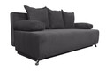 Canapea extensibil Perugia, textil reyat, Graphite