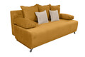 Canapea extensibil Perugia, textil reyat, Mustar