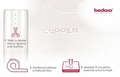 Saltea ortopedica, Copper Memory Free Air, 160x200 cm, Husa hipoalergenica, Dual Confort