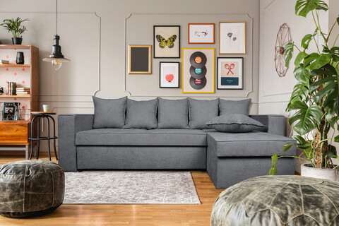 Coltar extensibil reversibil Lyon Gri