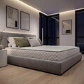 Saltea Ortopedica REVOLA Arcuri Pocket 7 Zone de Confort, 140x200x21 cm, Tehnologie sustenabila Cyrcle®, Dual Confort