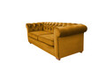 Canapea Oxford Chesterfield, 2 locuri, Mustard