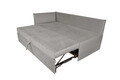 Pat copii Merlin extensibil 90x200 cm, gri, orientare stanga