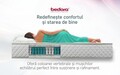 Saltea Ortopedica Revola PLUS Arcuri Pocket 7 Zone de Confort, 160x200x28 cm, Tehnologie sustenabila Cyrcle®, Dual Confort