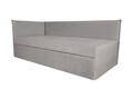 Pat copii Merlin extensibil 90x200 cm, gri, orientare stanga