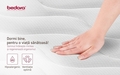 Saltea ortopedica, Aligna, 90x200 cm, Arcuri Bonnell, Fermitate Medie