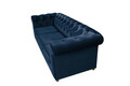 Canapea Oxford Chesterfield, 3 locuri, Albastru