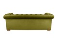 Canapea extensibila Oxford Chesterfield, 3 locuri, Olive