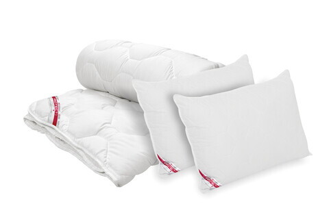 Set PROTECT+ pilota si perne, microfibra matlasata hipoalergenica, umplutura cu tratament PROTECT+